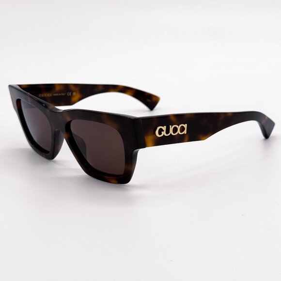 NEW GUCCI SUNGLASSES HAVANA WOMEN EYEWEAR GUCCI GG1835S 002 main image 4